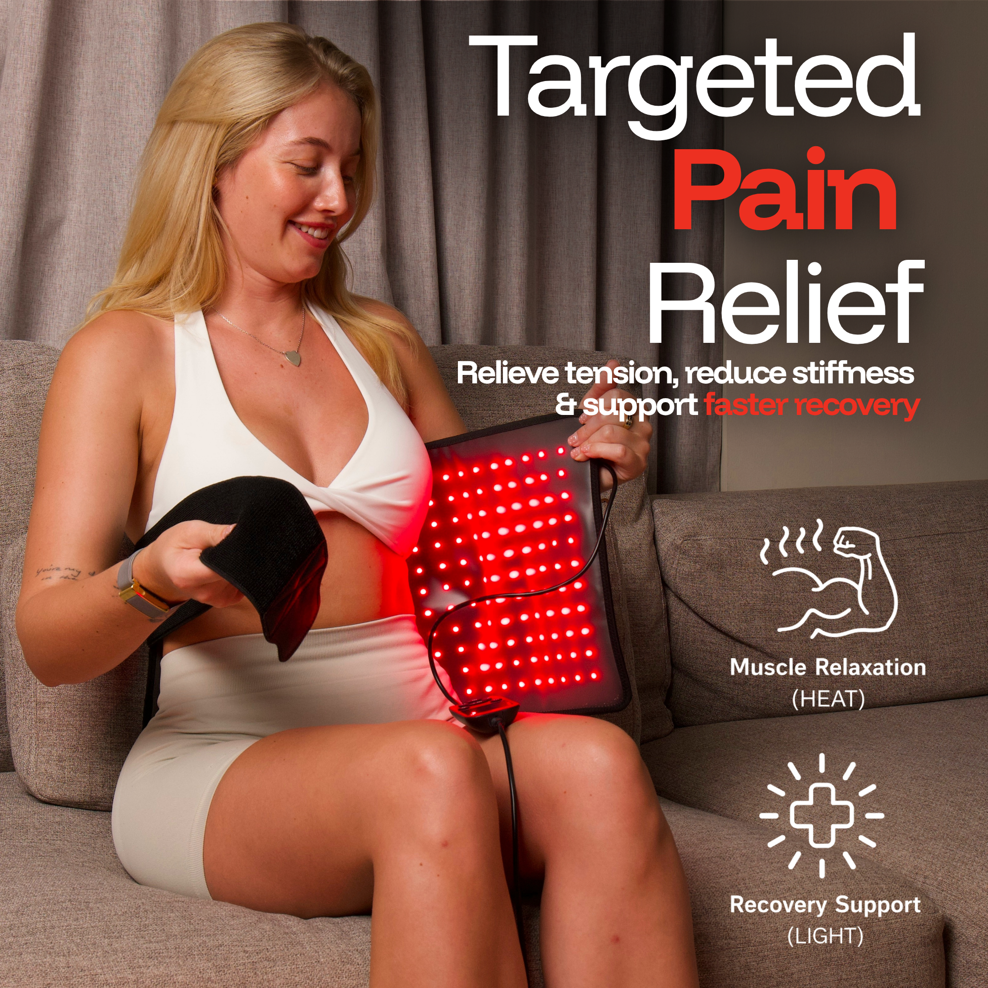 ThermoLab Auracell Pro Red Light Therapy Belt 24x12 Inch