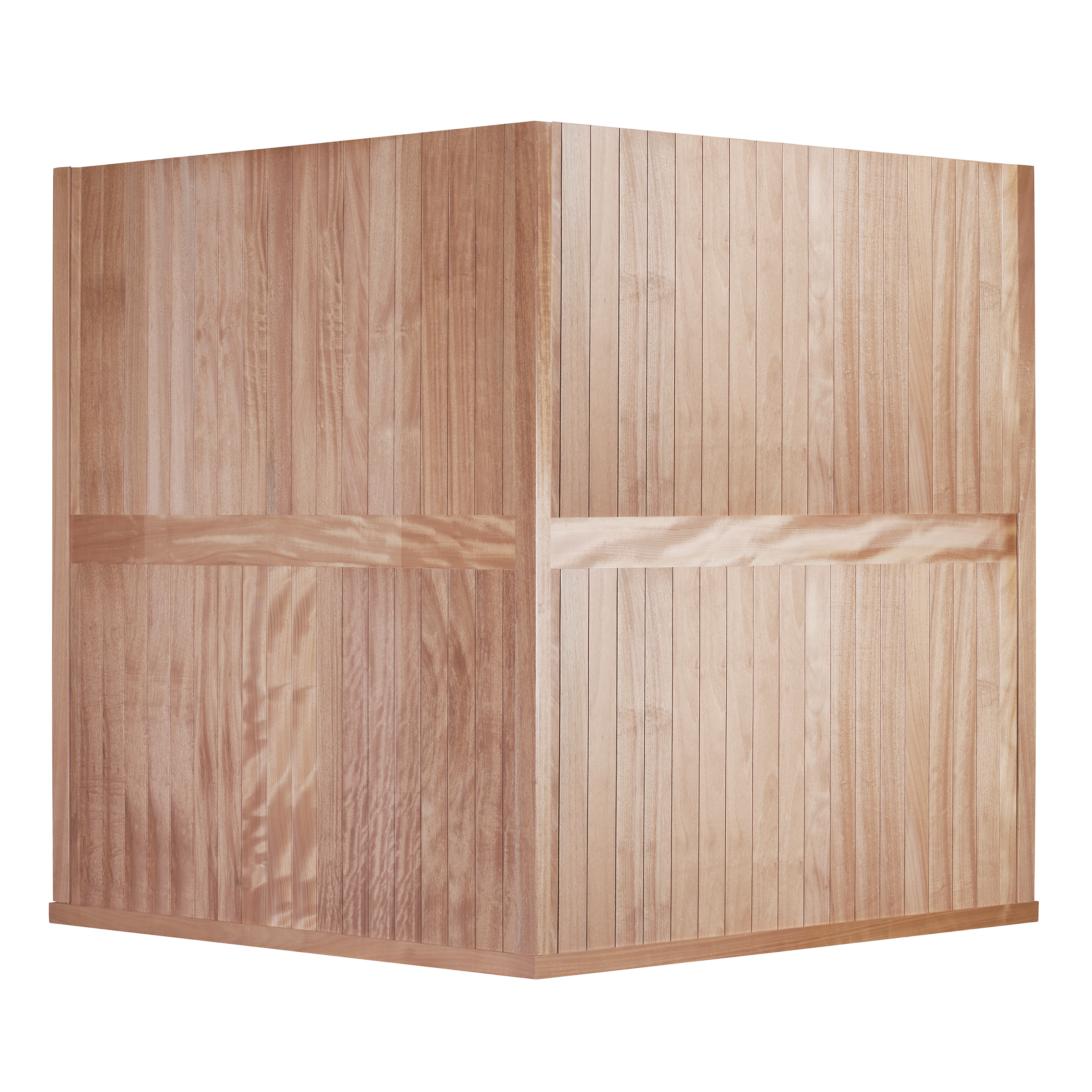 Clearlight Sanctuary Corner 4 Person Okoume Pro Infrared Sauna UK Plug