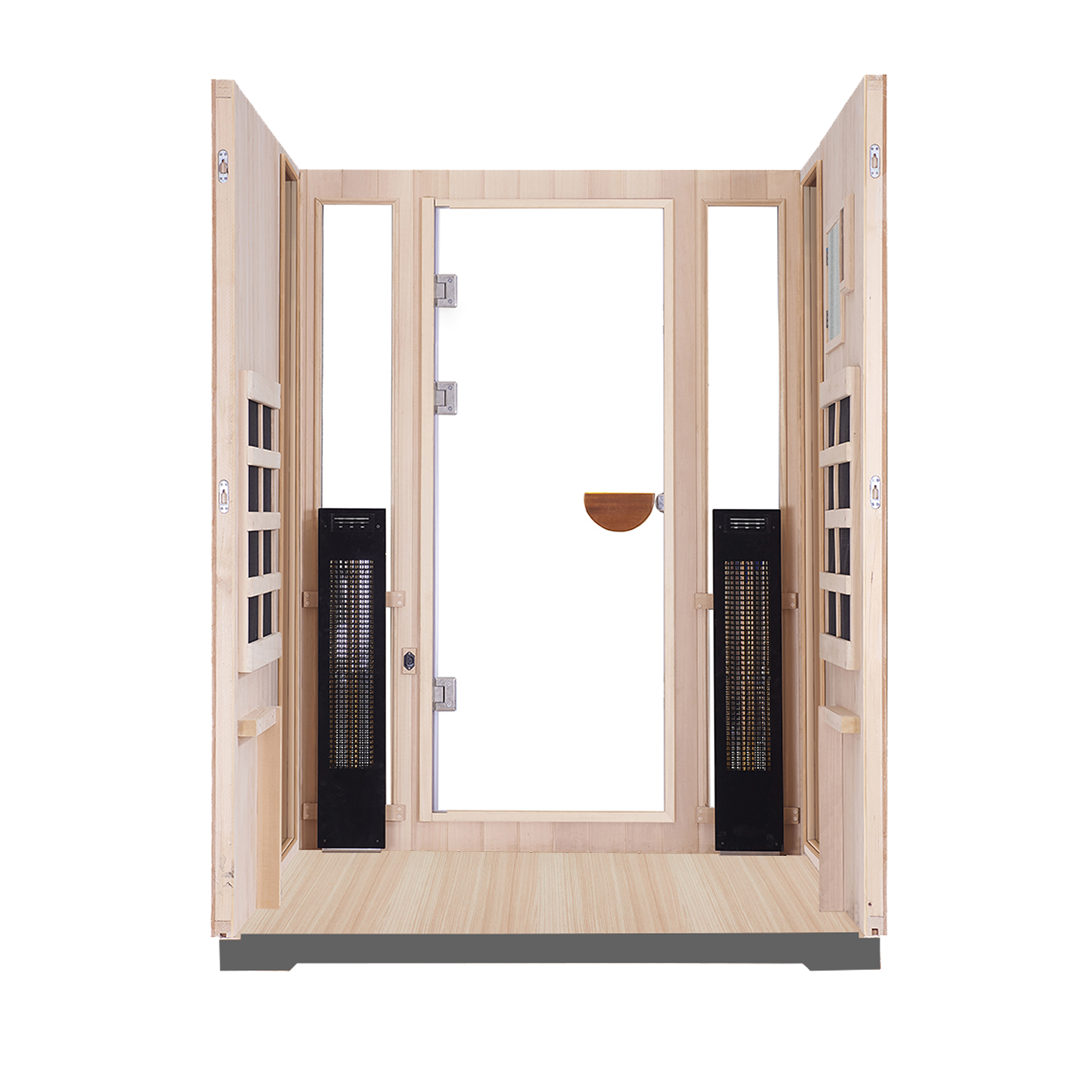 Clearlight Sanctuary Outdoor 2 Okoume 2-Person Infrared Sauna UK Plug