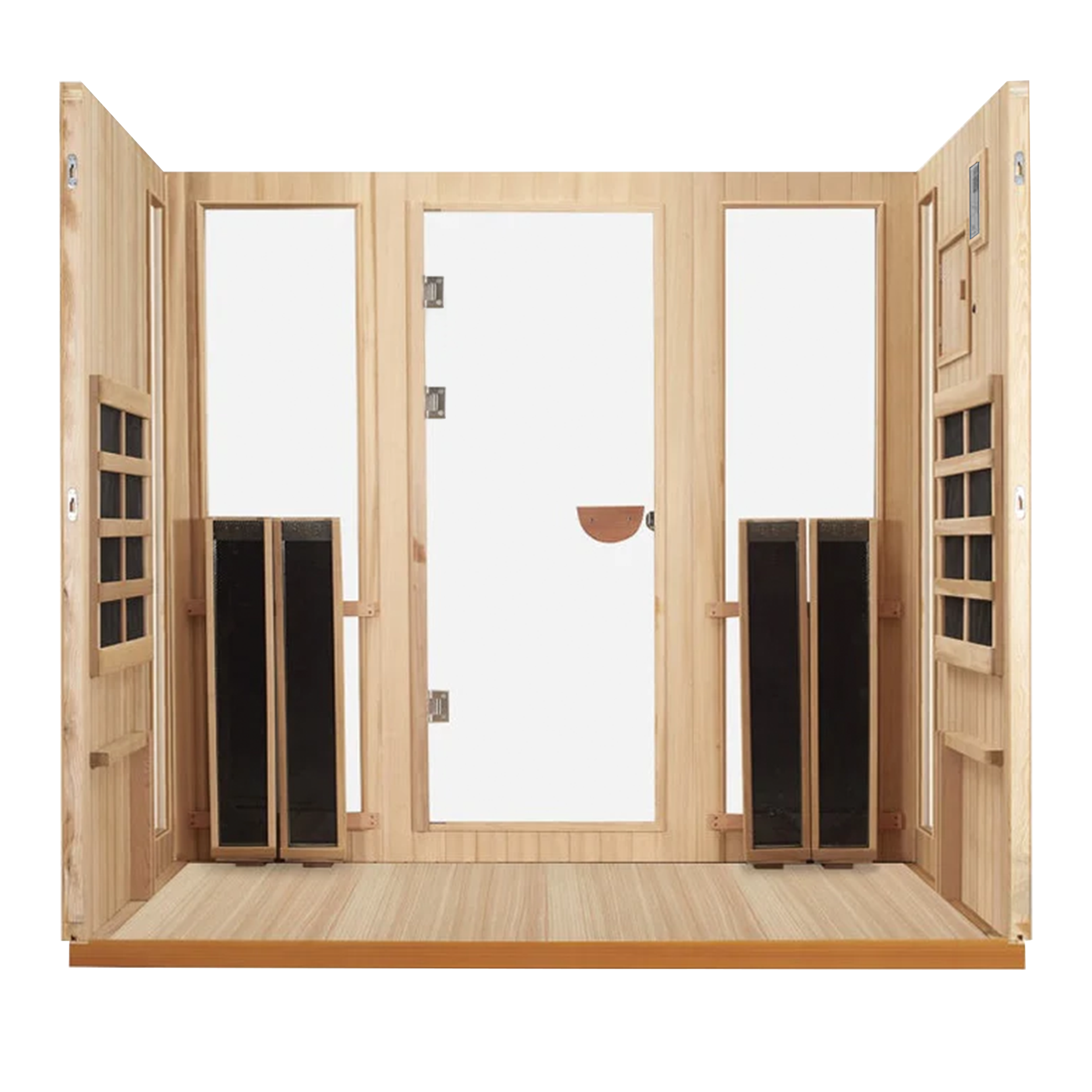 Clearlight Sanctuary Outdoor 5 Okoume 5-Person Infrared Sauna UK Plug