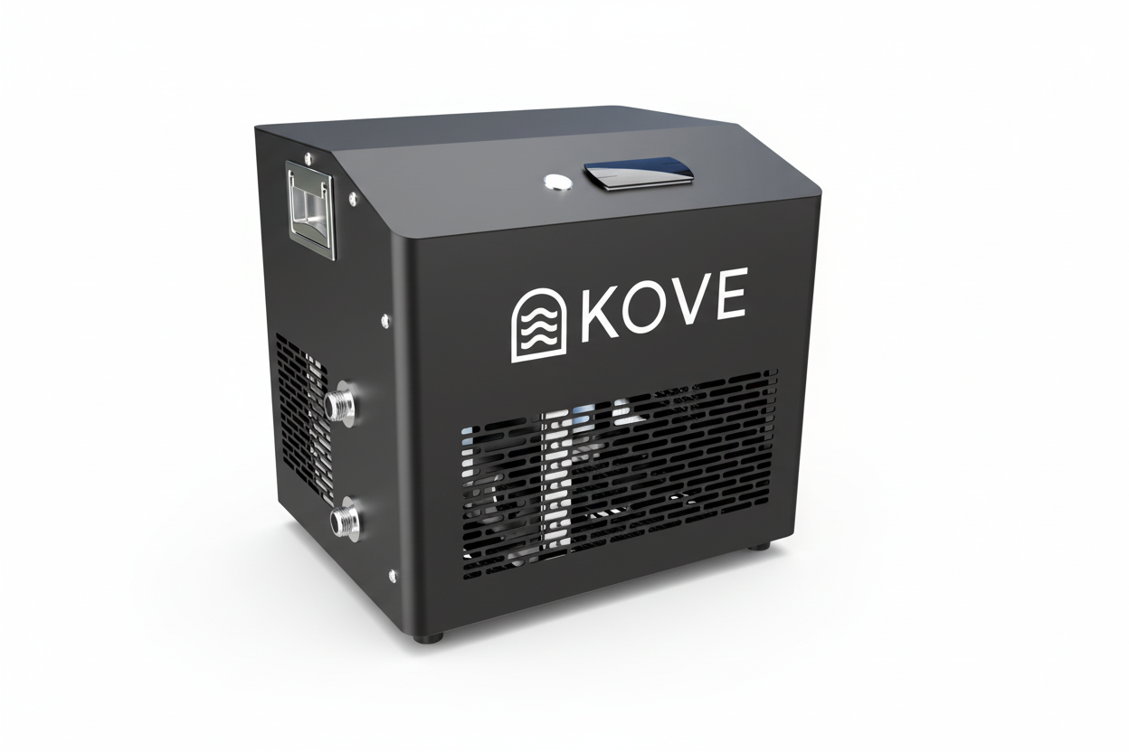 KOVE chiller angled view