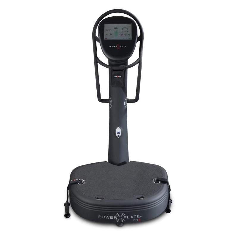 Black Power Plate device on a white background
