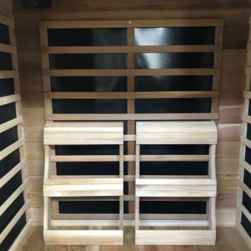 SunRay Sierra 2-Person Indoor Infrared Cedar Sauna 200K inside