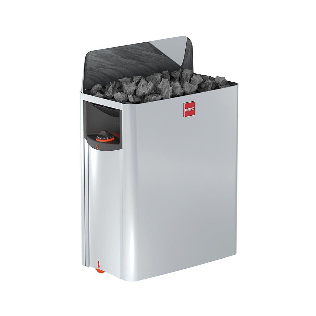 KOVE x Harvia The Wall SW80 8kW Sauna Heater – Stainless Steel Electric Heater with Built-In Controls