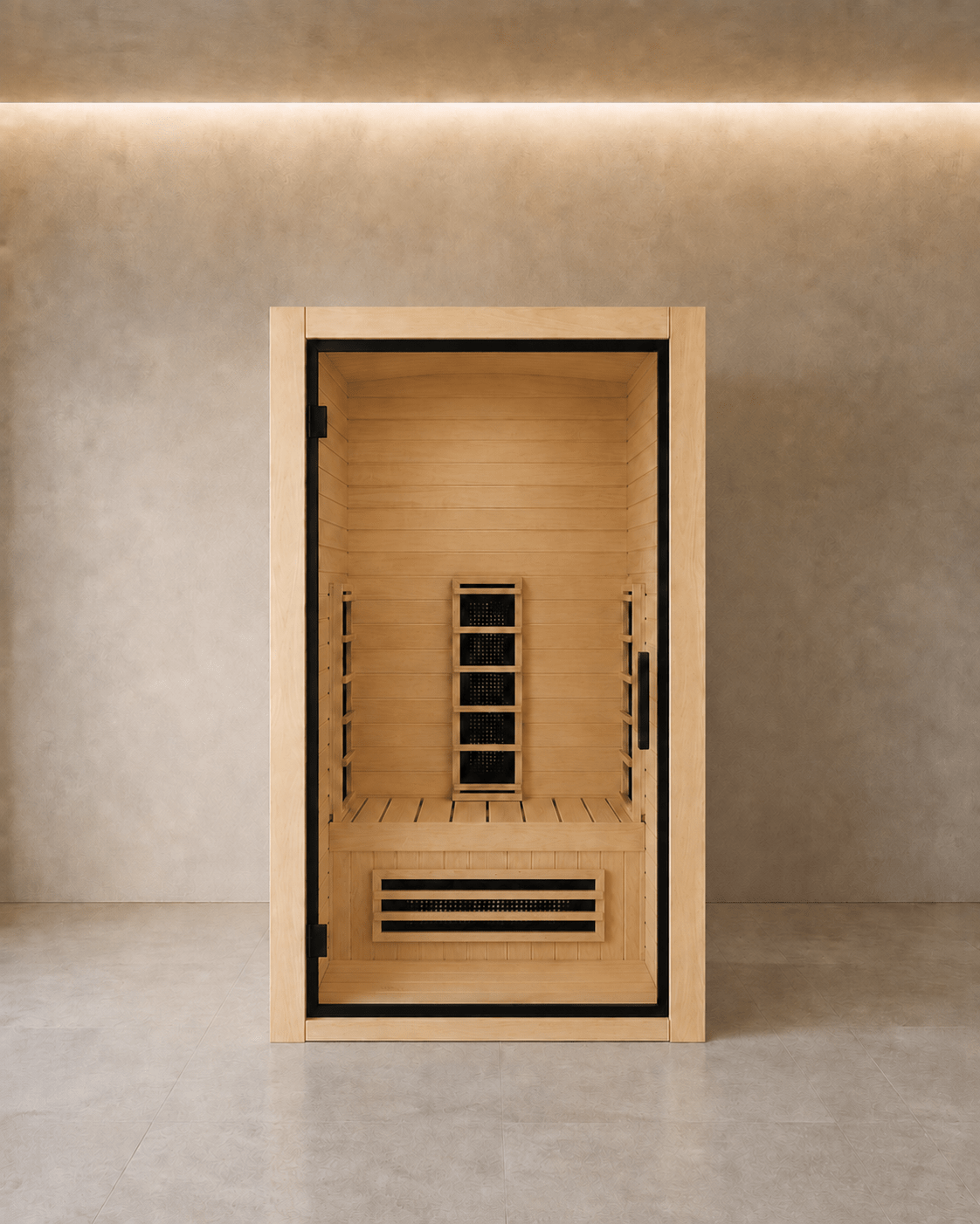 Saunamo Aura 110 1-Person Full-Spectrum Infrared Sauna