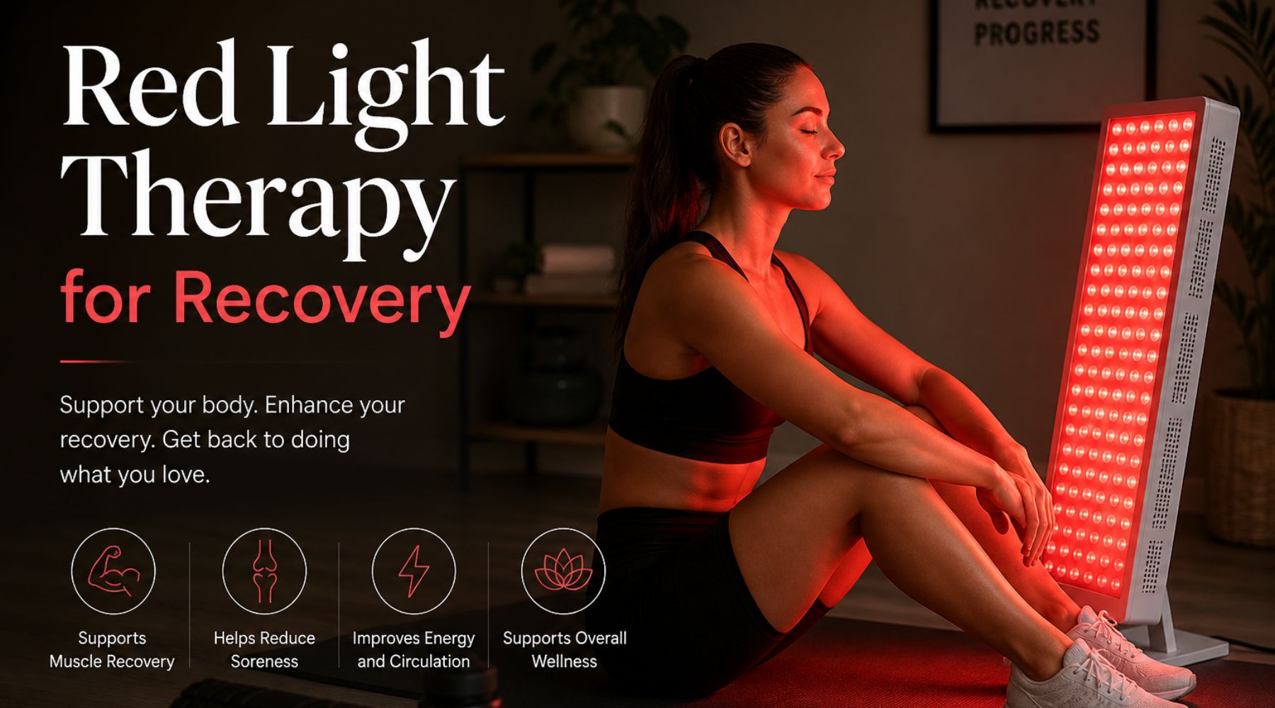 The benefits of Red Light Therapy for sports recovery and health
