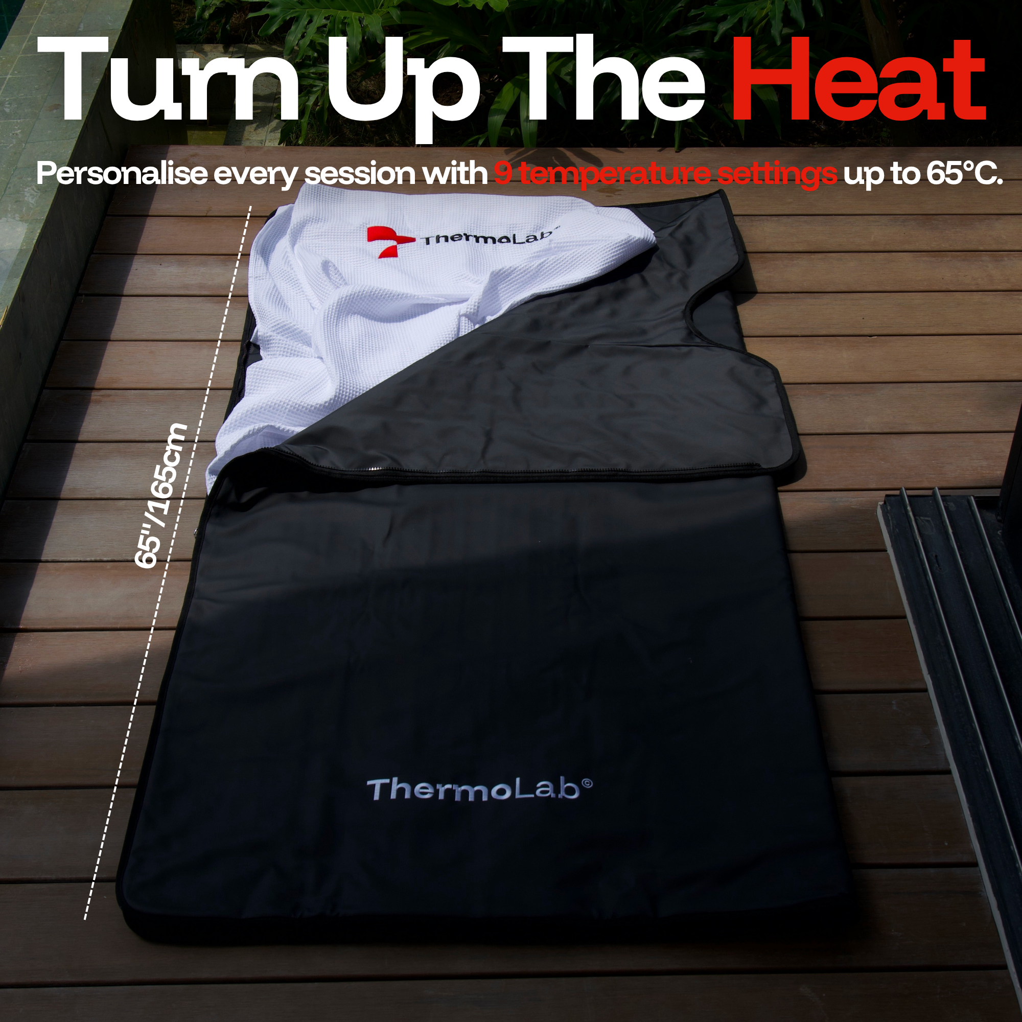 ThermoLab AuraCore Pro Infrared Sauna Blanket Full-Body Heat Therapy