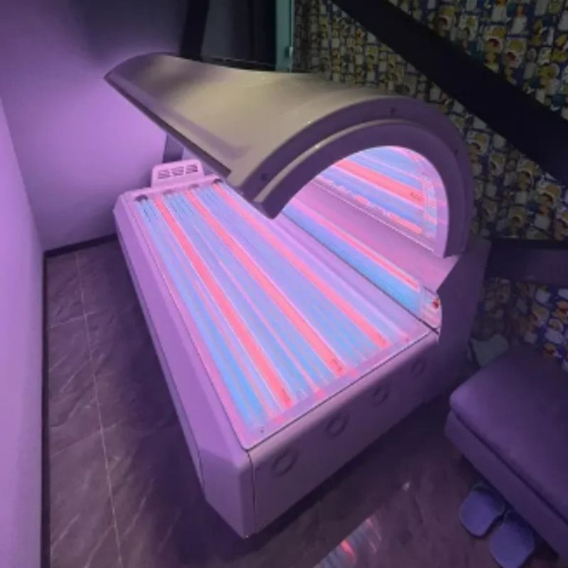 Airvida Radiance Red Light Therapy Bed For Home & Commercial Use purple