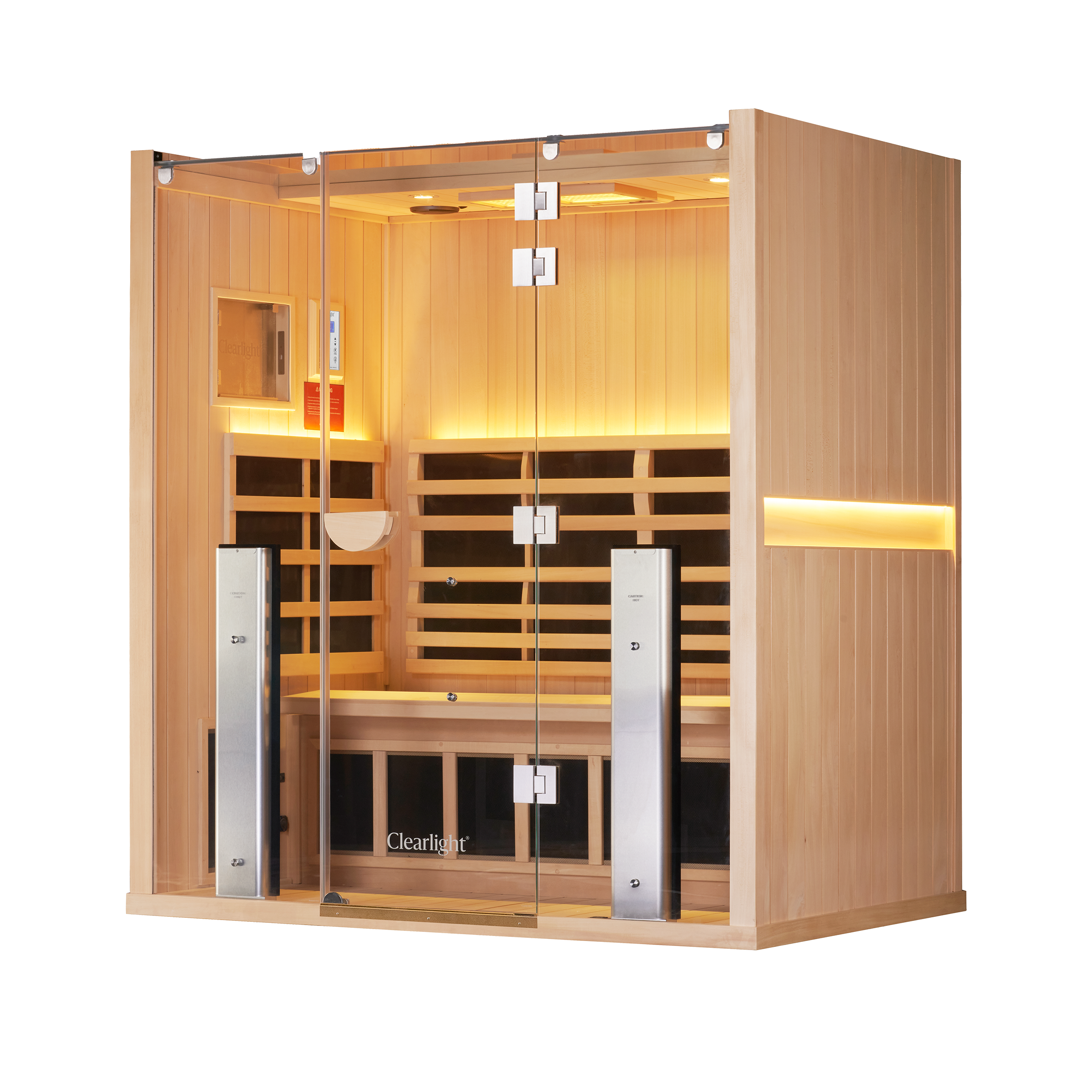 Clearlight Sanctuary 3 Okoume Pro 3-Person Infrared Sauna UK Plug