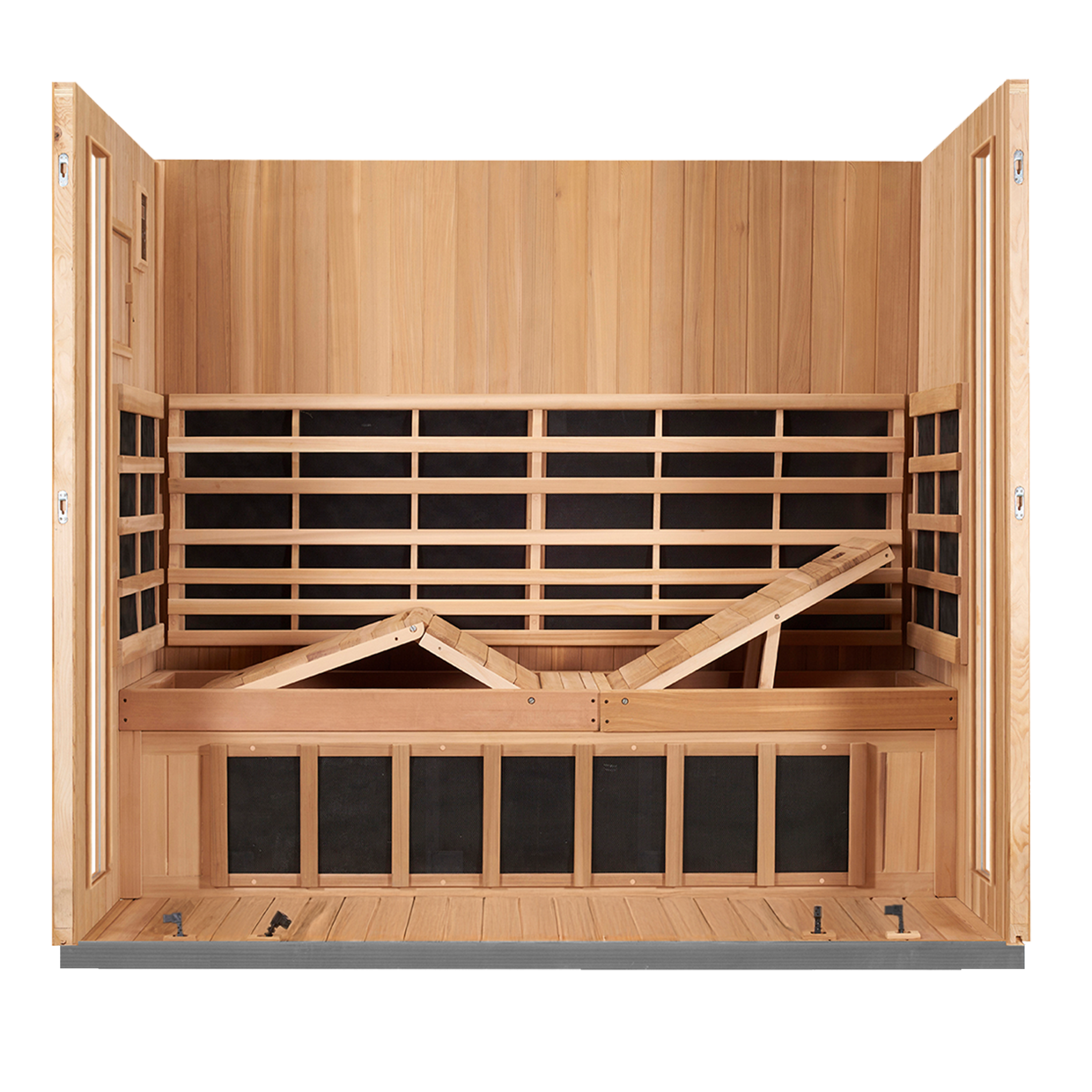 Clearlight Sanctuary Outdoor 5 Okoume 5-Person Infrared Sauna UK Plug