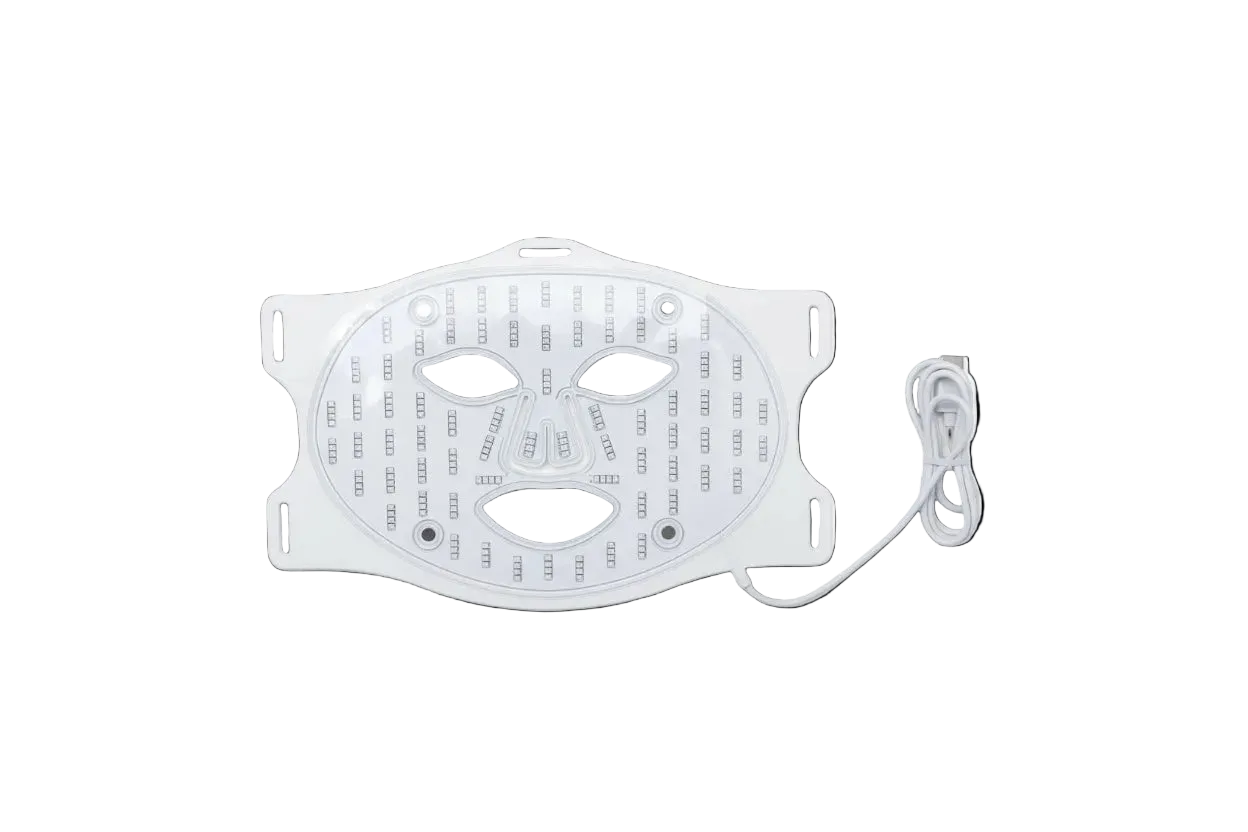KOVE Red & Infrared LED Facial Mask – Multi-Wavelength Light Therapy with Cold Pack