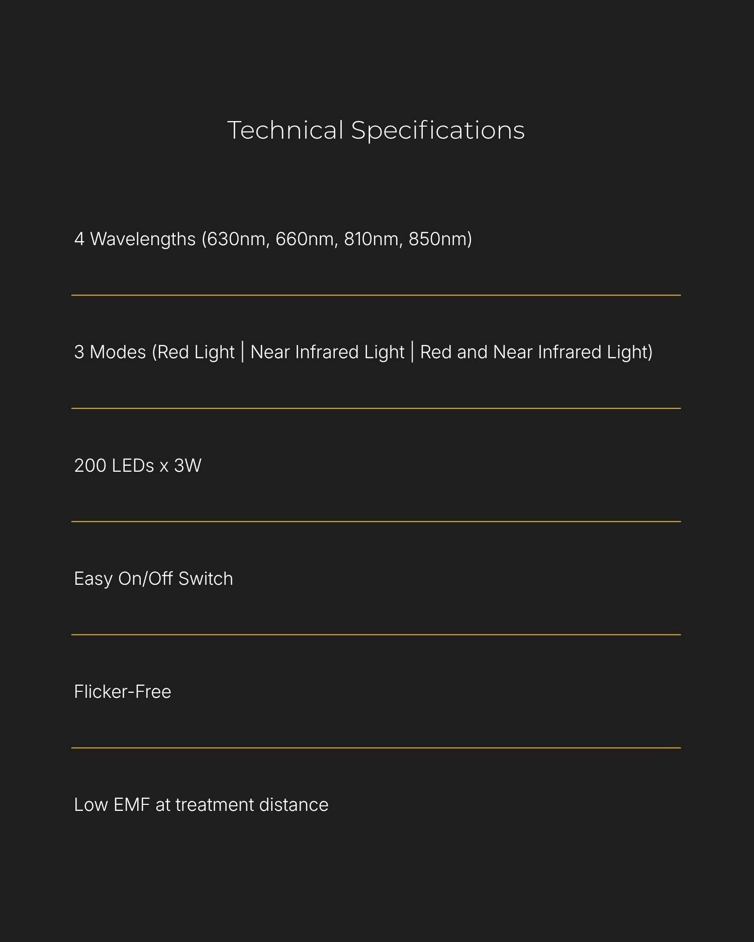 Red Light Rising Full Stack Red Light Therapy Panel 200 LEDs 4 Wavelengths