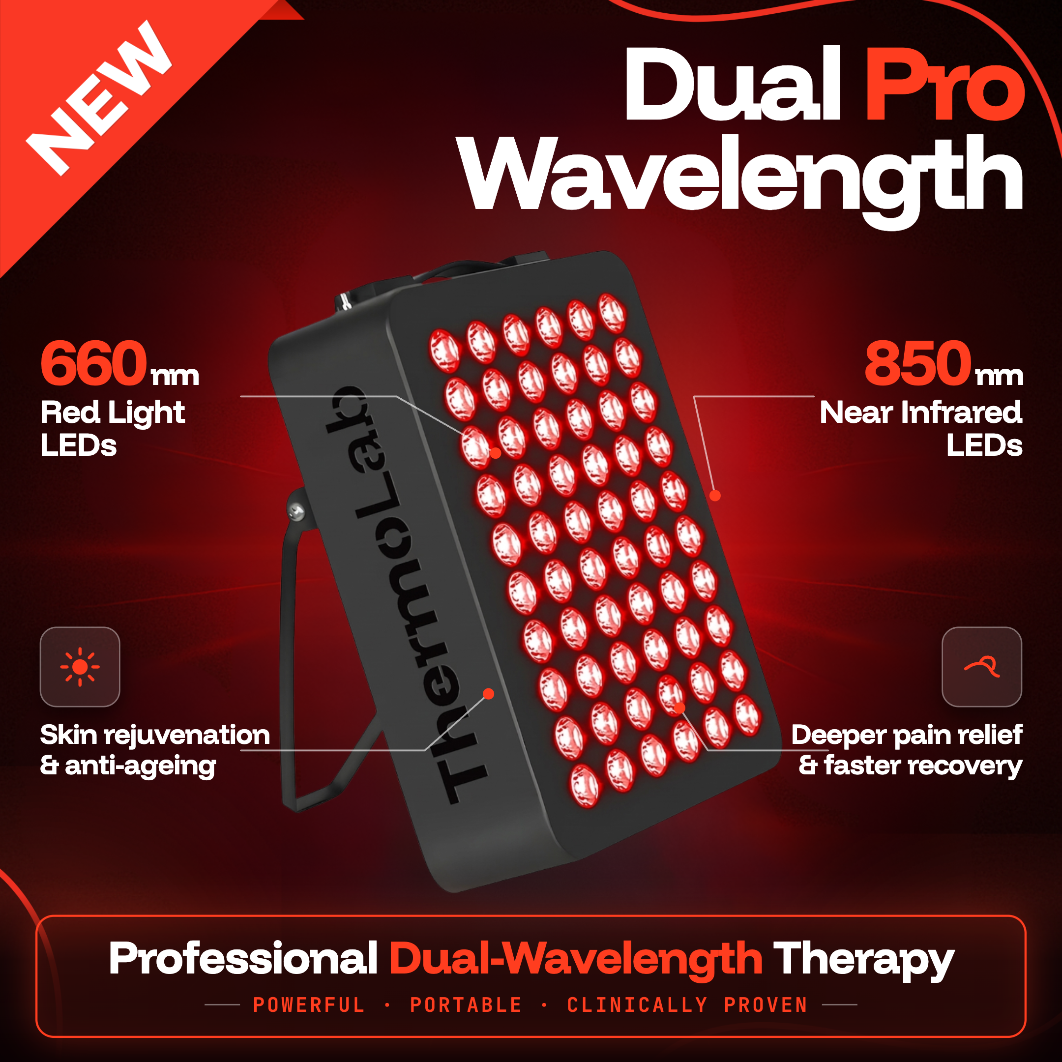 ThermoLab Aura Pro 300W Infrared LED Light Panel