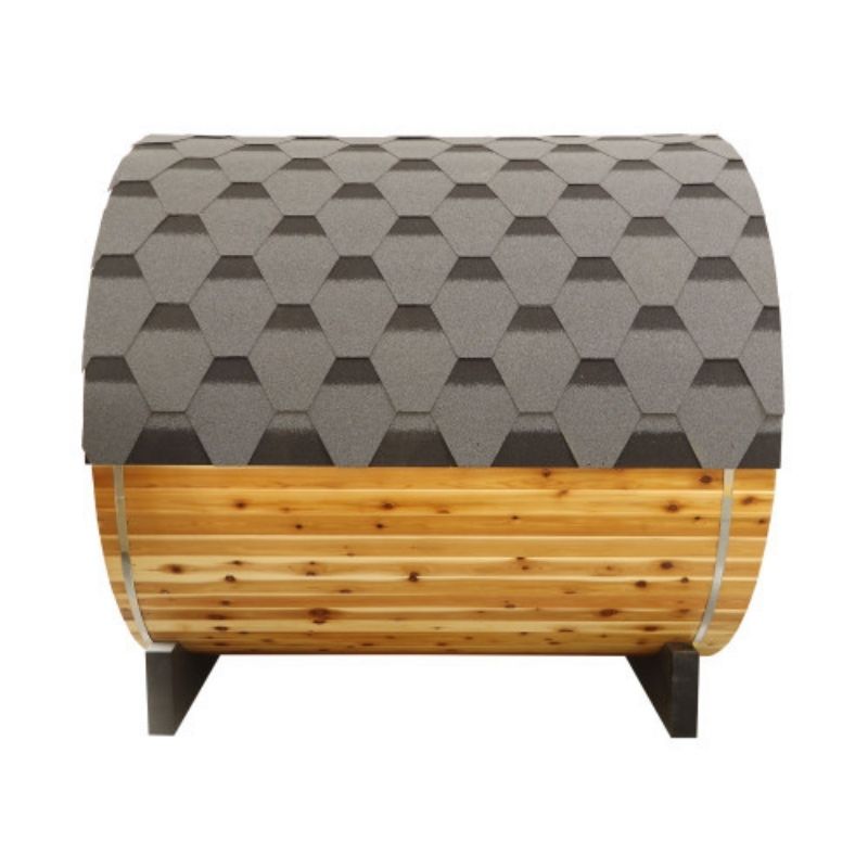 SunRayGalley 4-Person Traditional Barrel Sauna 400SH side