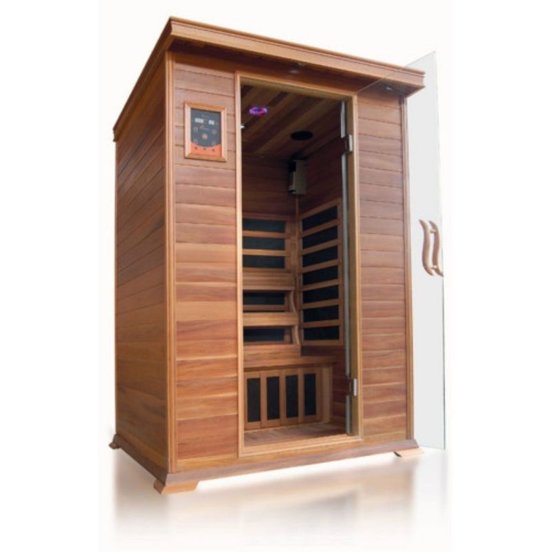 SunRay Sierra 2-Person Indoor Infrared Cedar Sauna 200K main
