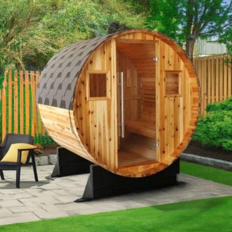 SunRay Solace 2-Person Traditional Barrel Sauna 200SH