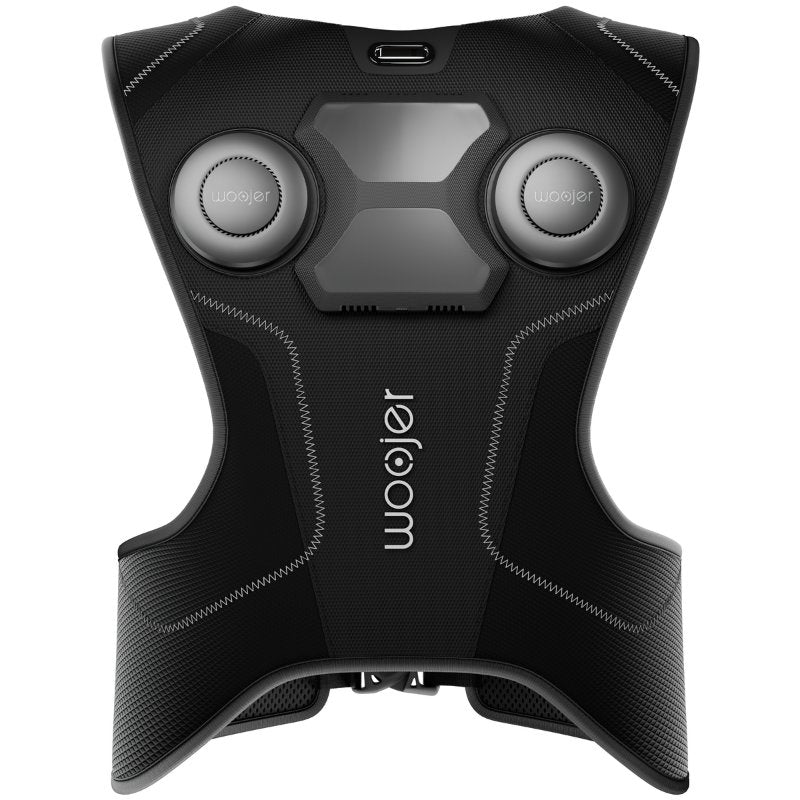 Black Woojer Vest 4 rear view
