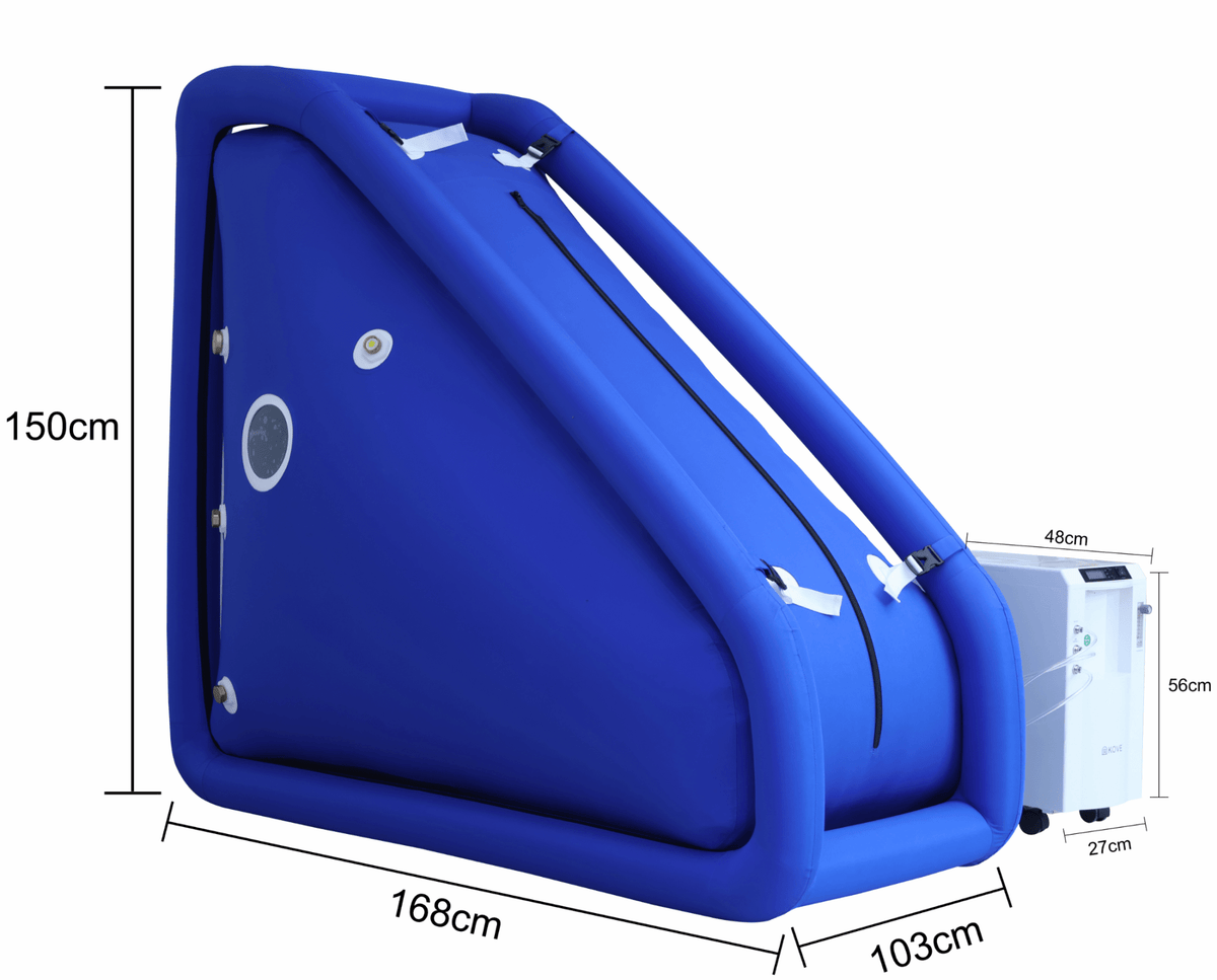 KOVE Hyperbaric Oxygen Chamber Pro | 1.5 ATA Home Recovery System