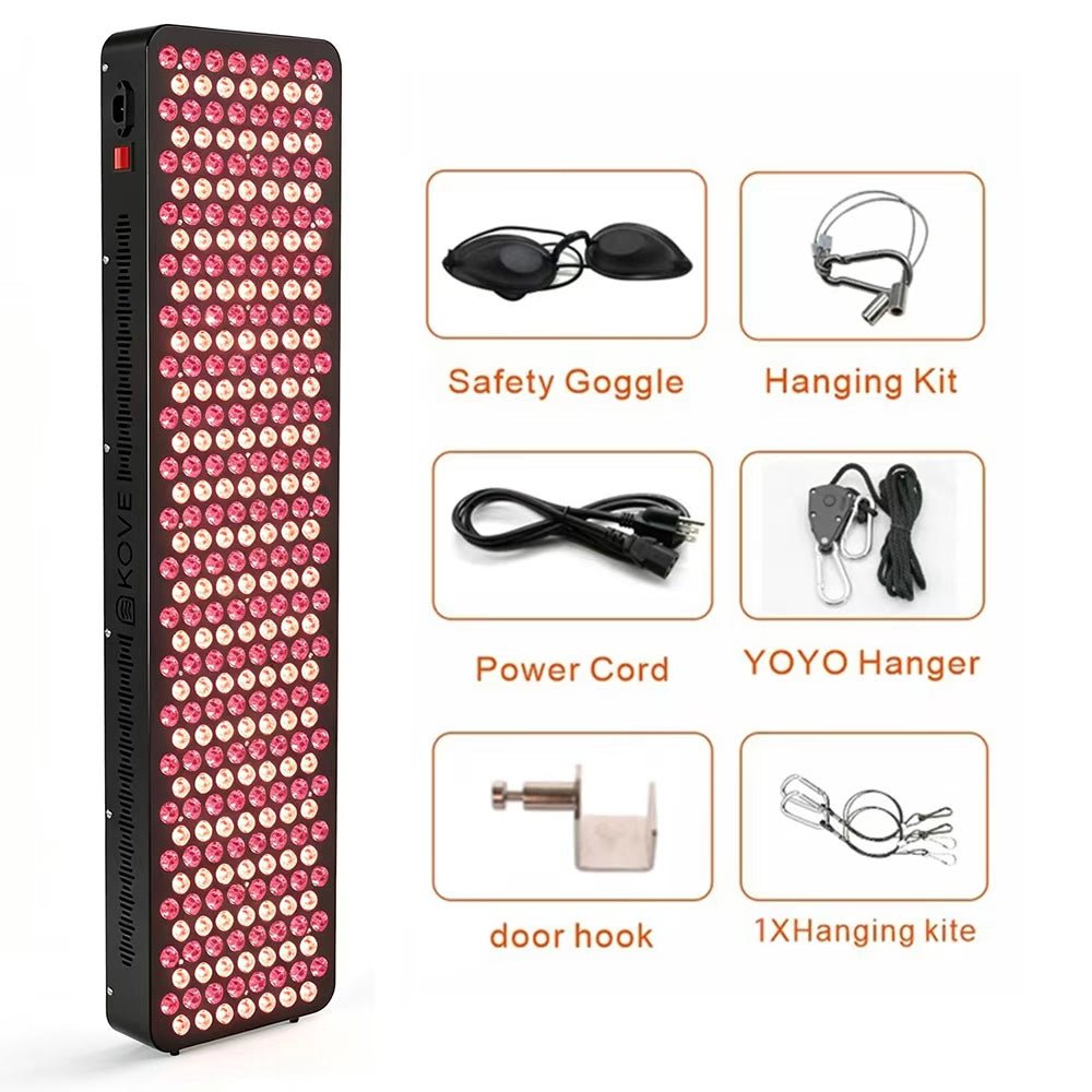 KOVE Red Light Panel Pro – Full-Body 660nm & 850nm Red Light Therapy