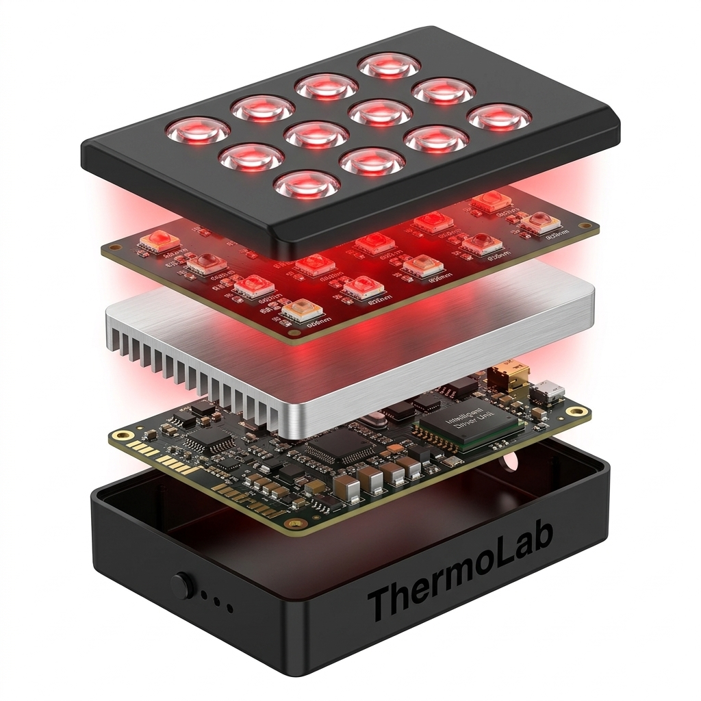 ThermoLab Aura Mini Rechargeable Portable Red Light Therapy Panel