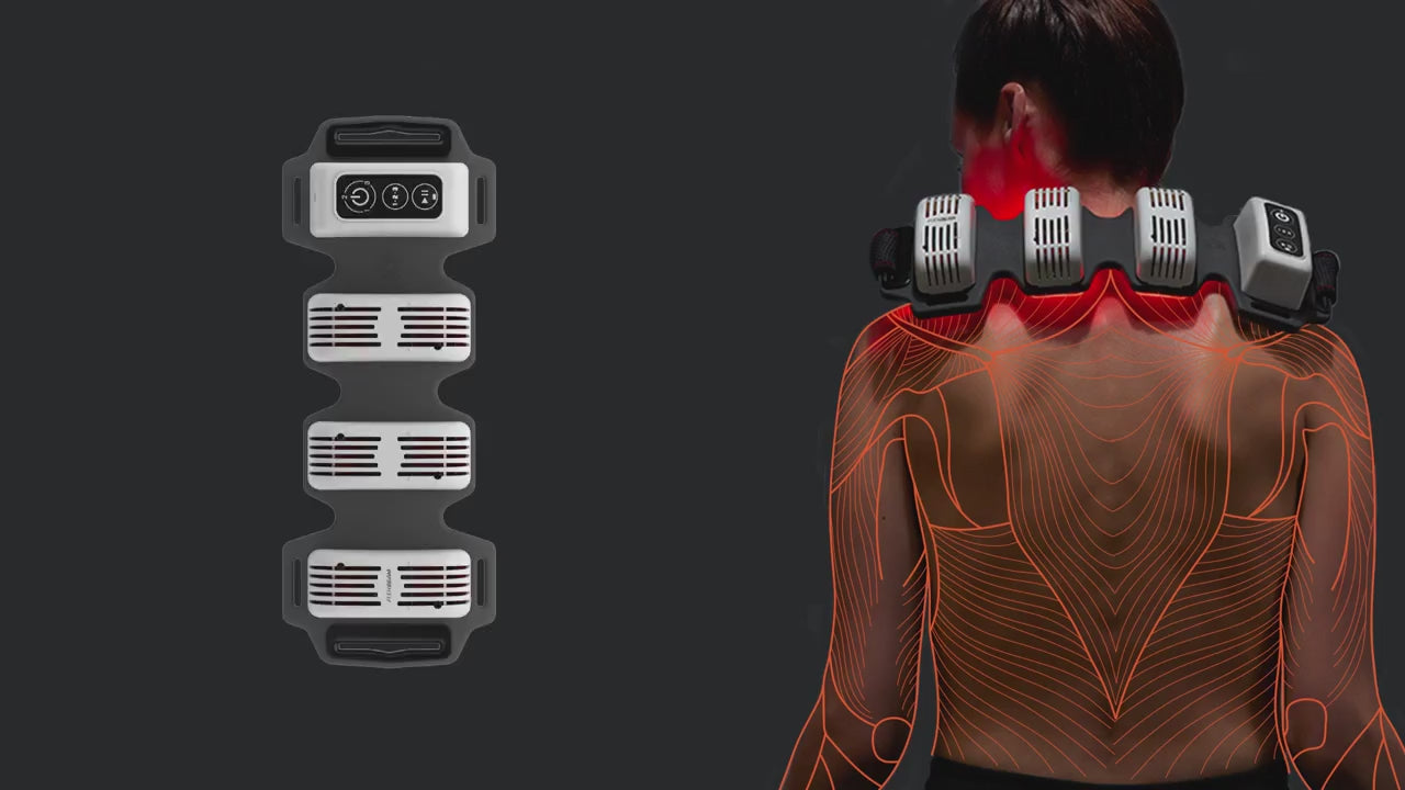 Recharge Health FlexBeam Portable Red Light Therapy Device Charcoal Grey