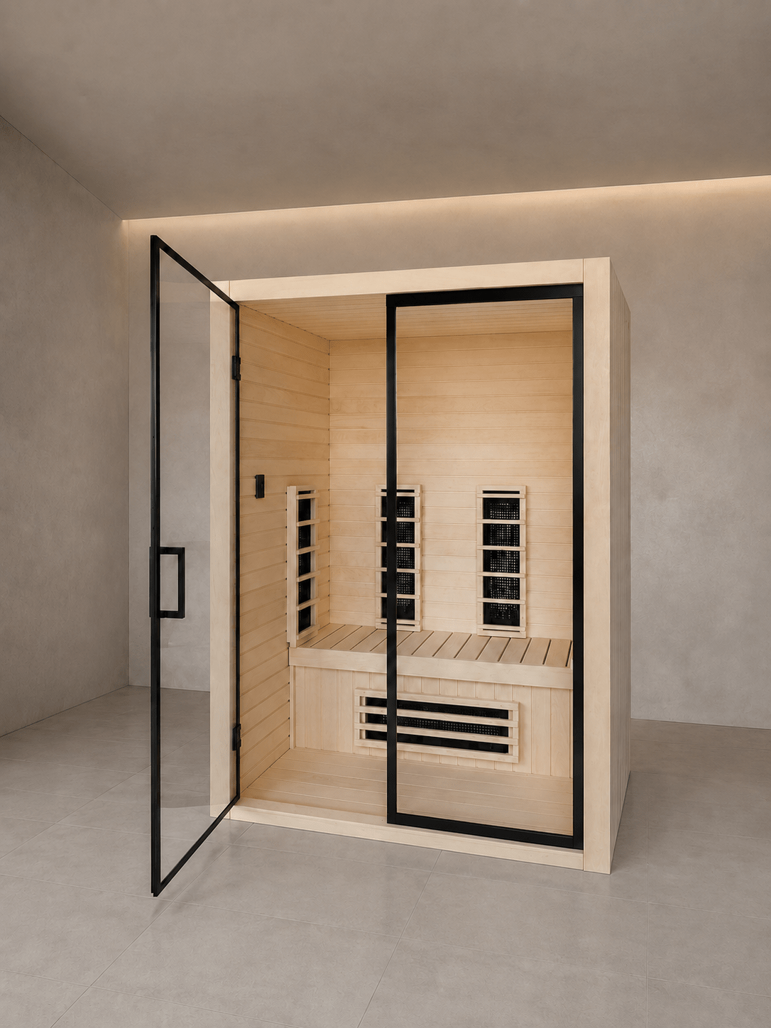 Saunamo Aura 150 2-Person Full-Spectrum Infrared Sauna